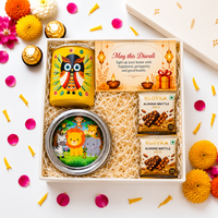 Premium Diwali Gift Box-Zoo Snacks Box + Owl Mug
