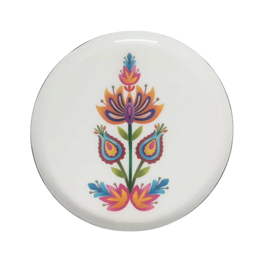 Decorative Metal Wall Plates Set of 5