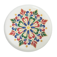 Decorative Metal Wall Plates Set of 5
