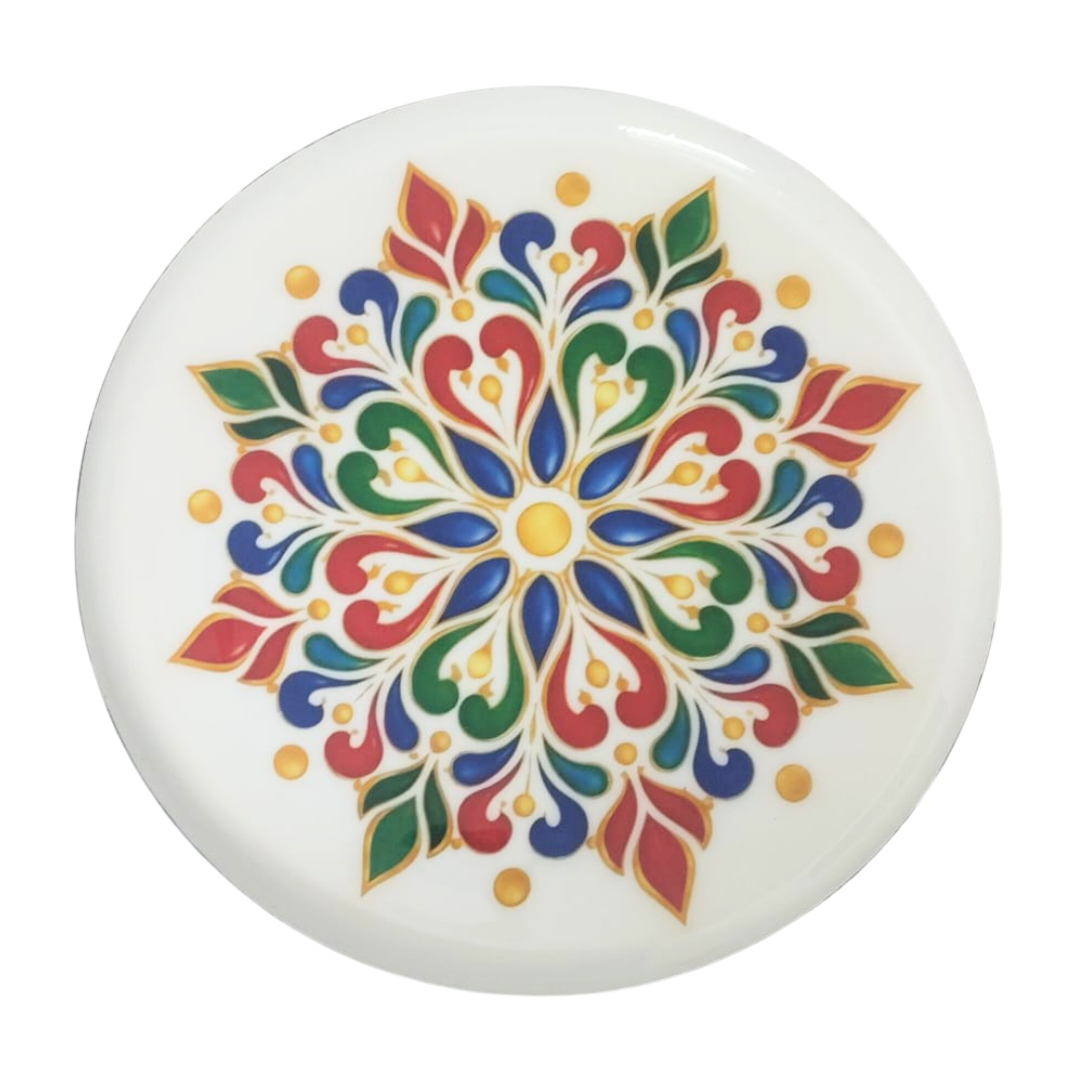 Decorative Metal Wall Plates Set of 5