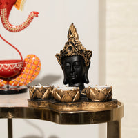 Buddha Head Candle Holder