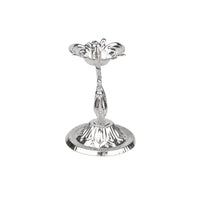 German Silver Peacock Deepam | Temple Diya for Puja, Aarti & Gifting