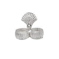 German Silver Peacock Kumkum Holder | Dual Bowl Design for Pooja, Chandan & Haldi