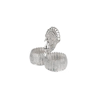 German Silver Peacock Kumkum Holder | Dual Bowl Design for Pooja, Chandan & Haldi