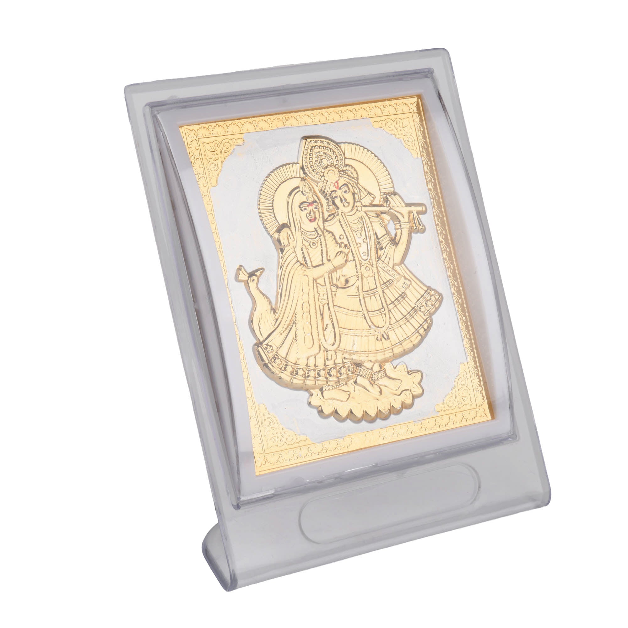 Golden Radha Krishna Decorative Frame for Home & Office