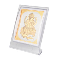 Golden Lord Ganesh Decorative Frame for Home & Office