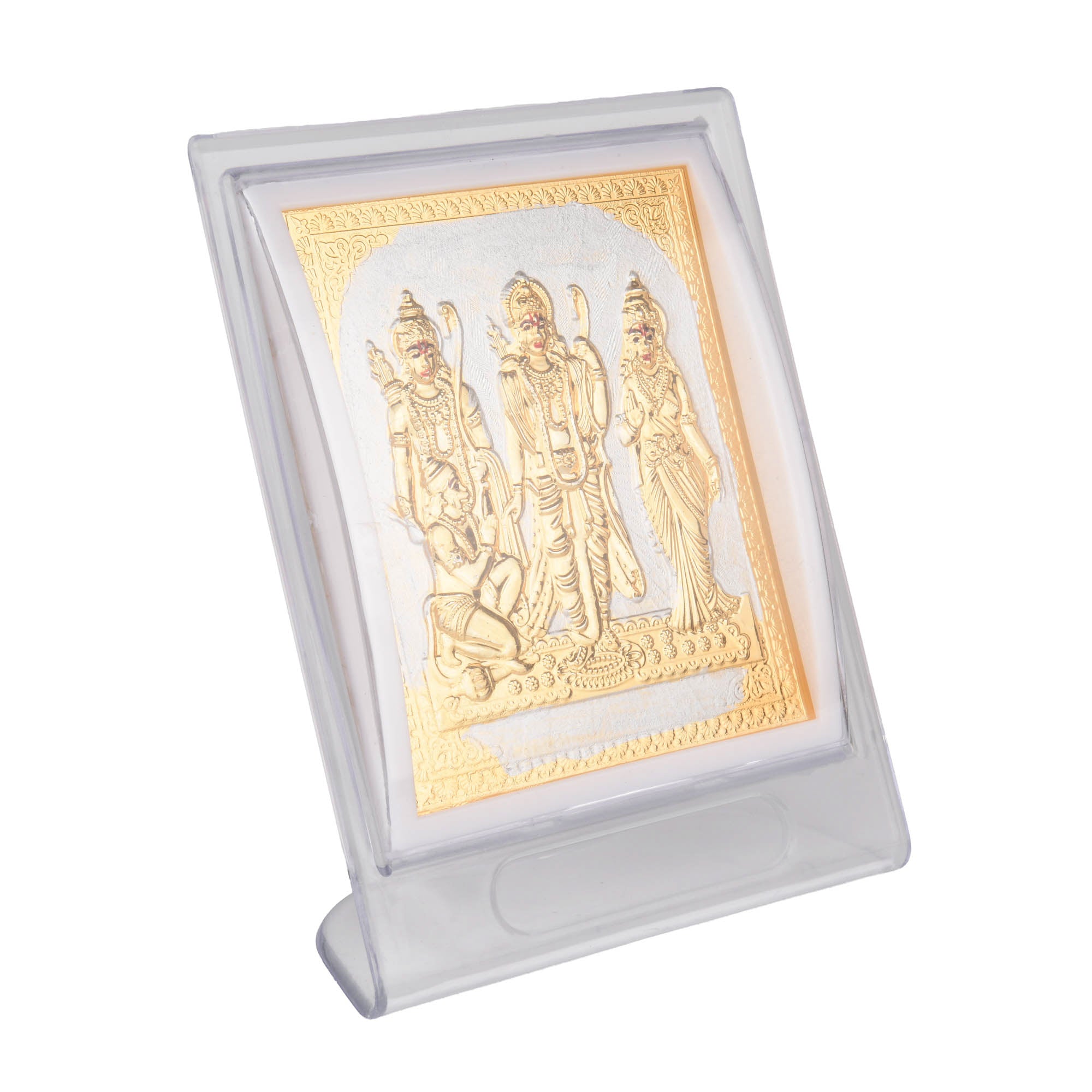 Golden Ram Parivar Decorative Frame for Home & Office