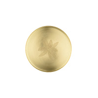 Embossed Brass Coaster | Elegant Drink Coasters for Home & Dining Decor ( Set of 4)