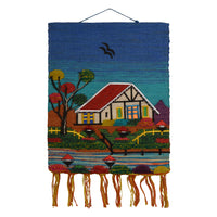 Handcrafted Countryside Cottage Wall Hanging