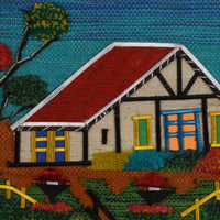 Handcrafted Countryside Cottage Wall Hanging