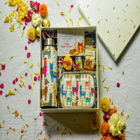 Premium Rakhi Gift Box-Llama Bottle+ Llama 1 tier Lunchbox