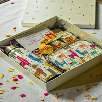 Premium Rakhi Gift Box-Llama Bottle+ Llama 1 tier Lunchbox