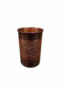 Premium Copper Drinking Glasses Set of 2