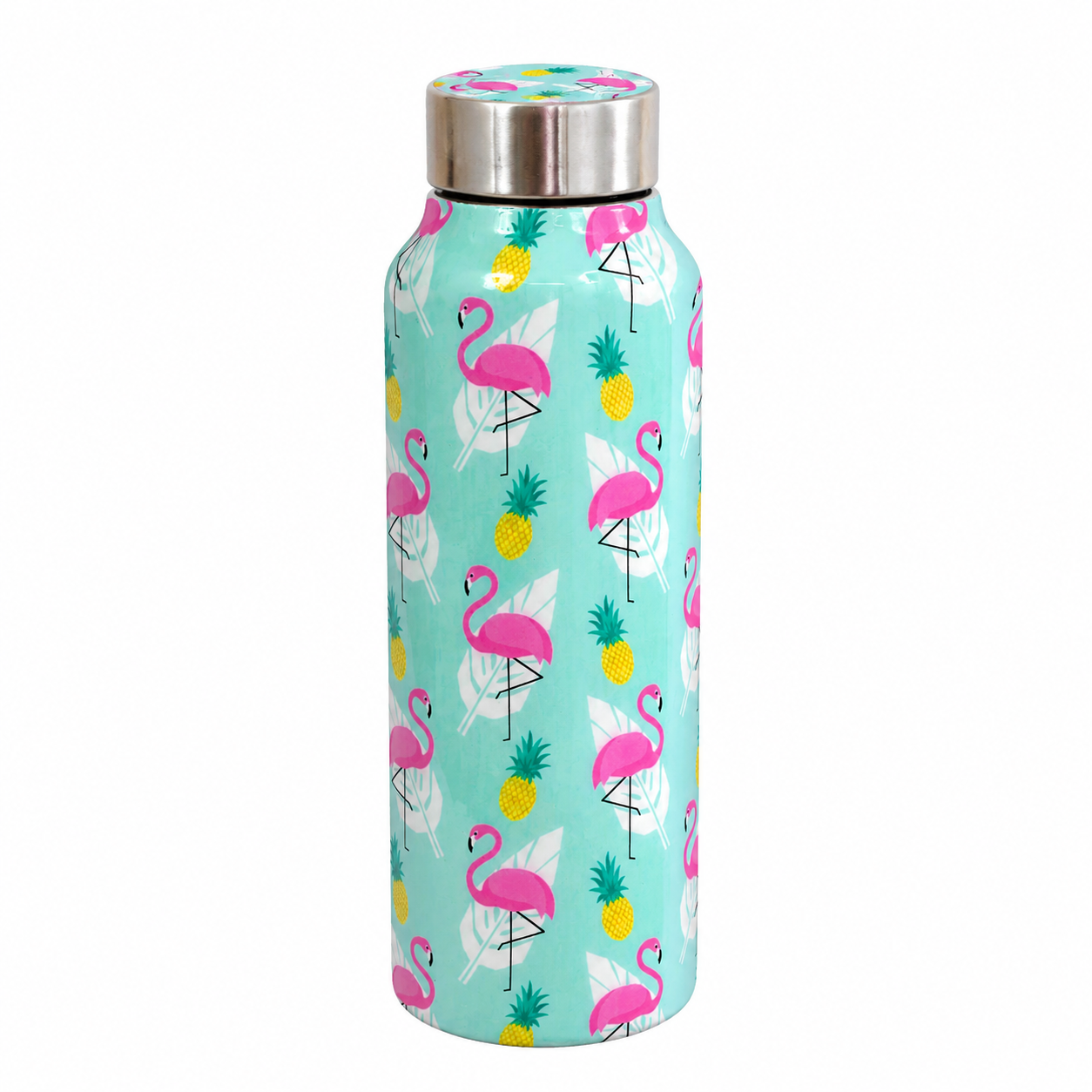 Handcrafted Eco-Friendly Meenakari Steel Bottle(750 ML)