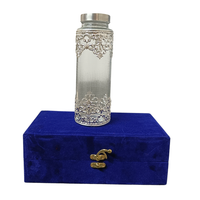 Royal German Silver Designer Glass Water Bottle – Luxury Eid Gift Box