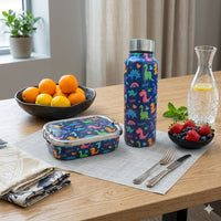 Stainless Steel Lunch Box & Water Bottle (750Ml) Set