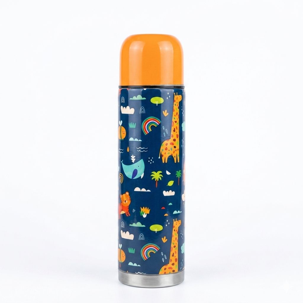 Stainless Steel Vacuum Insulated Thermos Bottle for Hot & Cold Beverages