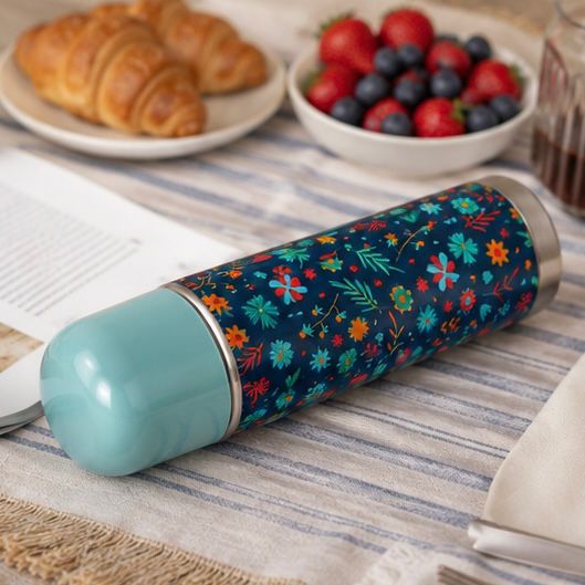 Stainless Steel Lunch Box & Water Thermos Set