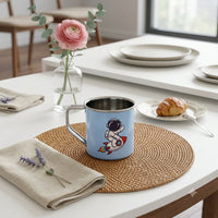 Handcrafted Meenakari Stainless Steel Mug | Traditional Indian Tea & Coffee Cup