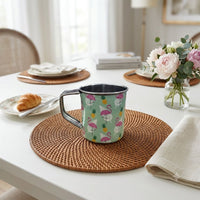 Handcrafted Meenakari Stainless Steel Mug | Traditional Indian Tea & Coffee Cup