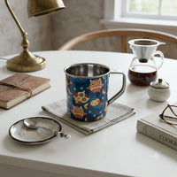 Handcrafted Meenakari Stainless Steel Mug | Traditional Indian Tea & Coffee Cup