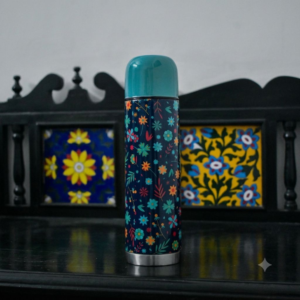Stainless Steel Vacuum Insulated Thermos Bottle for Hot & Cold Beverages