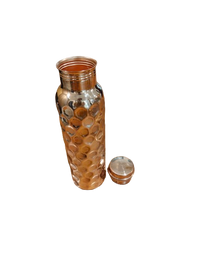 Hammered Copper Water Bottle for Home & Office