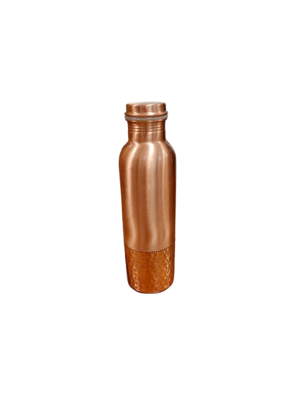 Pure Copper Water Bottle – Ayurvedic Drinking Set for Health & Wellness