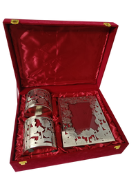 Handcrafted Photo Frame & Decorative Jar Gift Set | Premium Festive Gift Hamper