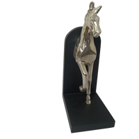 Elegant Horse Bookends | Decorative Metal Book Holder for Home & Office