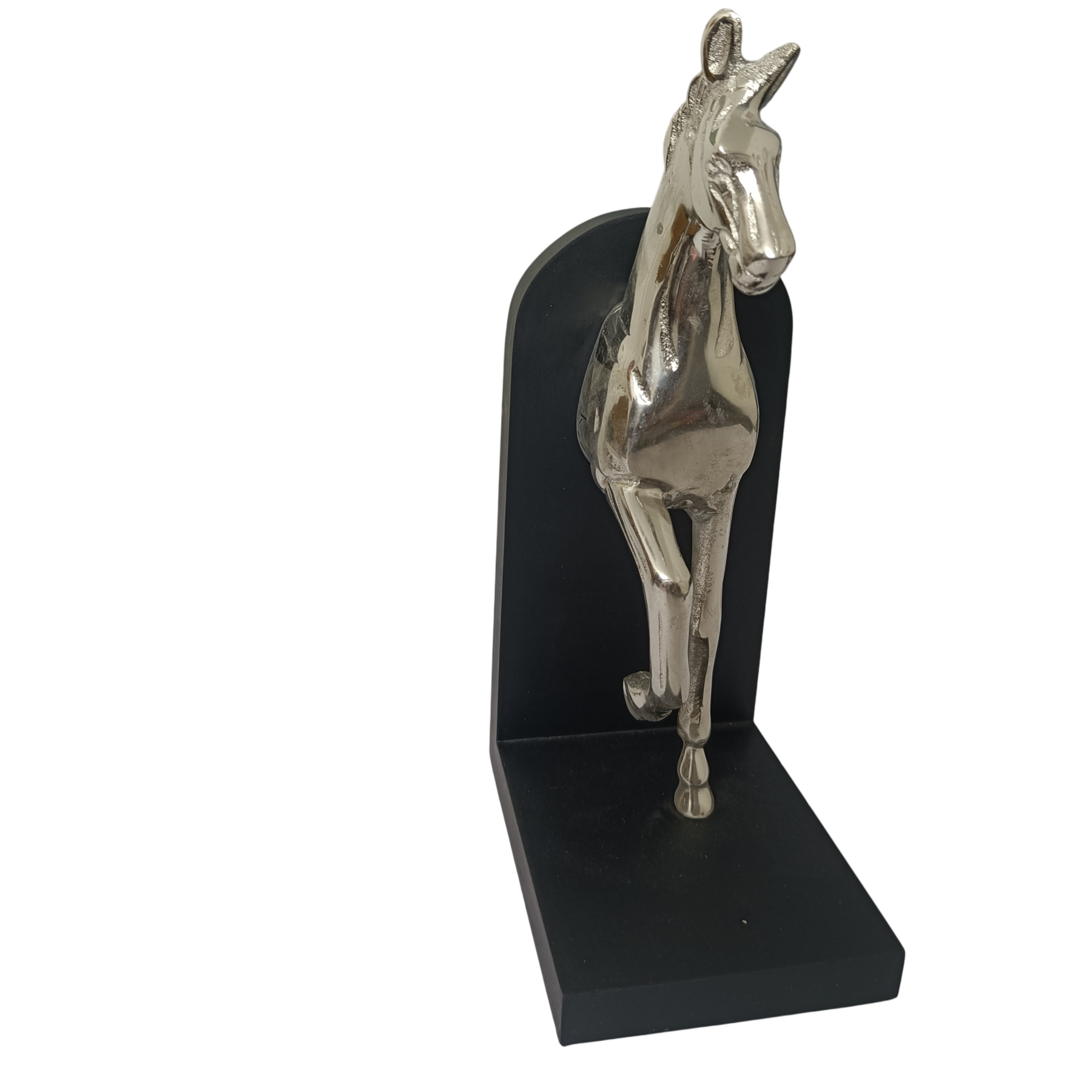 Elegant Horse Bookends | Decorative Metal Book Holder for Home & Office