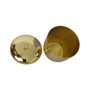 Elegant Gold Decorative Storage Jar with Lid | Luxury Trinket & Dry Fruit Container