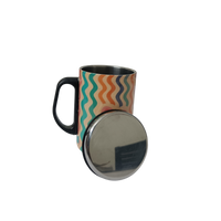 Printed Stainless Steel Coffee Mug with Lid | Reusable Tea & Coffee Mug for Home & Office