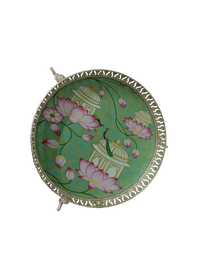 Handcrafted Decorative Tray with Elephant Stand | Luxury Serving & Festive Gift Tray