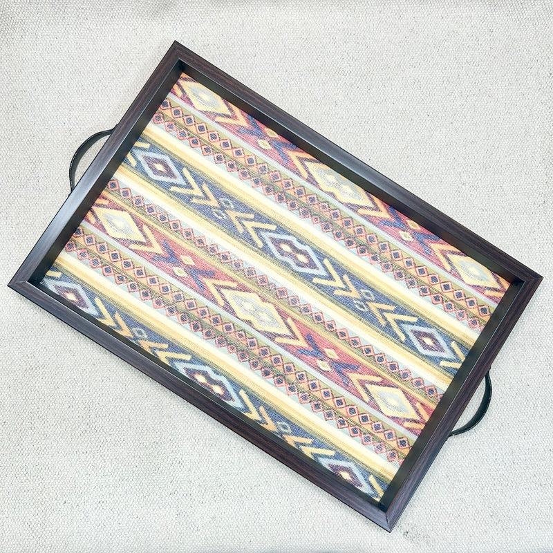 Elegant Rectangular MDF Serving Tray | Stylish & Durable Tray for Home & Dining Decor