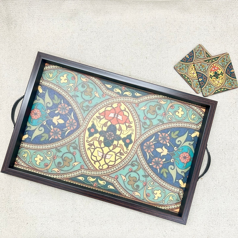 Elegant Rectangular MDF Serving Tray | Stylish & Durable Tray for Home & Dining Decor