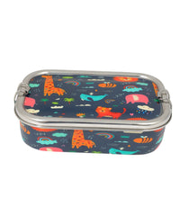 Stainless Steel Lunch Box , Snack Box & Water Bottle (750 ML) Set