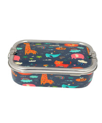 Eco-Friendly Meenakari Steel Tiffin Box – Stylish & Durable-Animal