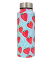 Handcrafted Eco-Friendly Meenakari Stainless Steel Bottle(750 ML)-Strawberry
