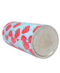 Handcrafted Eco-Friendly Meenakari Stainless Steel Bottle(750 ML)-Strawberry