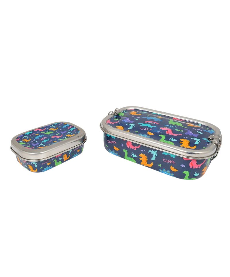 Eco-Friendly Meenakari Steel Tiffin Box – Stylish & Durable