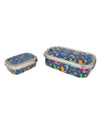Eco-Friendly Meenakari Steel Tiffin Box – Stylish & Durable-Dino