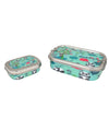 Eco-Friendly Meenakari Steel Tiffin Box – Stylish & Durable
