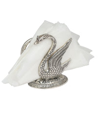 Silver Swan Tissue Holder