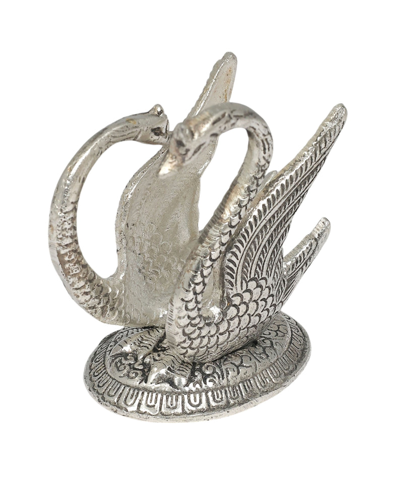 Silver Swan Tissue Holder