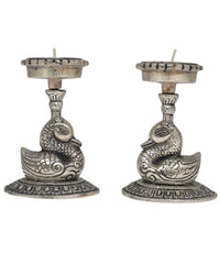 Swan Tealight Holder (Silver)- Set Of 2