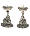 Golden Swan Tealight Holders | Elegant Candle Holders for Home & Festive Decor | Set Of 2