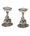 Swan Tealight Holder (Silver)- Set Of 2