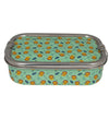 Eco-Friendly Meenakari Steel Tiffin Box – Stylish & Durable-Lion