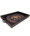 Elegant Kalamkari Print MDF Serving Rectangular Tray – Stylish & Durable Design